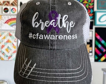 Breathe CF Awareness Embroidered Hat
