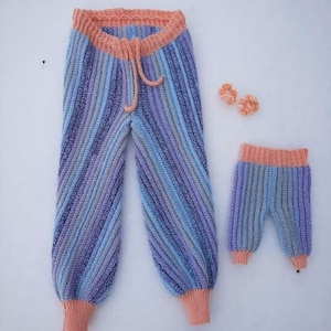 Crochet Size Inclusive Cozy Lounge Pants Pattern PDF: The Jasmine Pants image 3