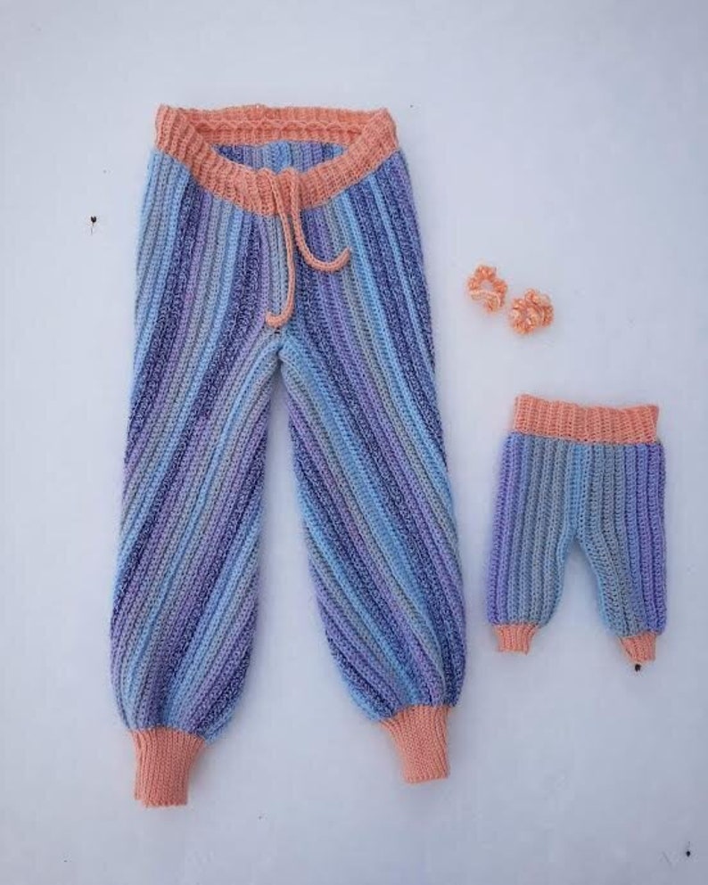 Crochet Size Inclusive Cozy Lounge Pants Pattern PDF: The Jasmine Pants image 3