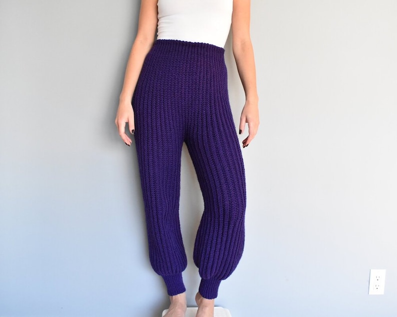 Crochet Size Inclusive Cozy Lounge Pants Pattern PDF: The Jasmine Pants image 4