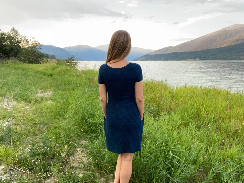 Crochet Dress Pattern With Pockets | Fingering Weight, Sizes XS to 5X - Piper image 3