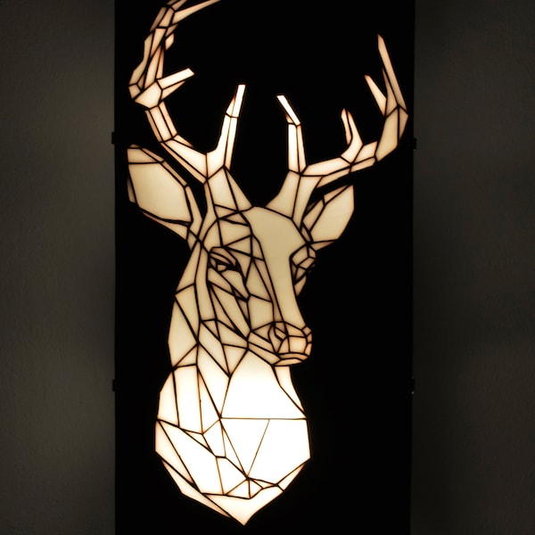 Deer Lamp Etsy