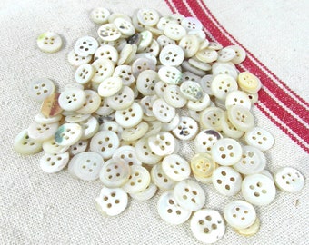 1cm White Buttons Etsy