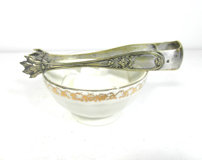 French Antique Sugar Tongs Silver Plate Sugar Tons Sugar Etsy
