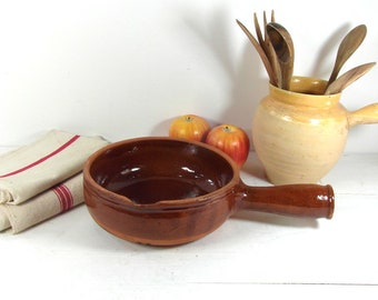 Small Digoin pottery cooking pan