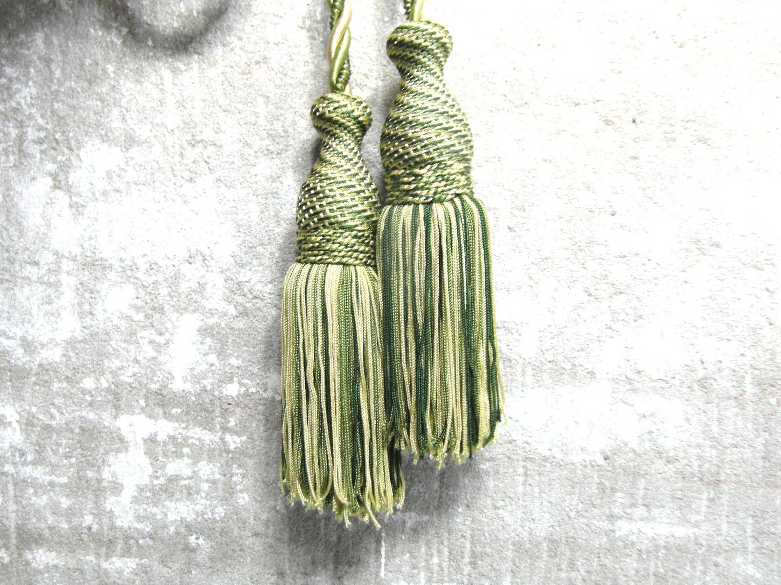 Attache Rideaux Passementerie Verte