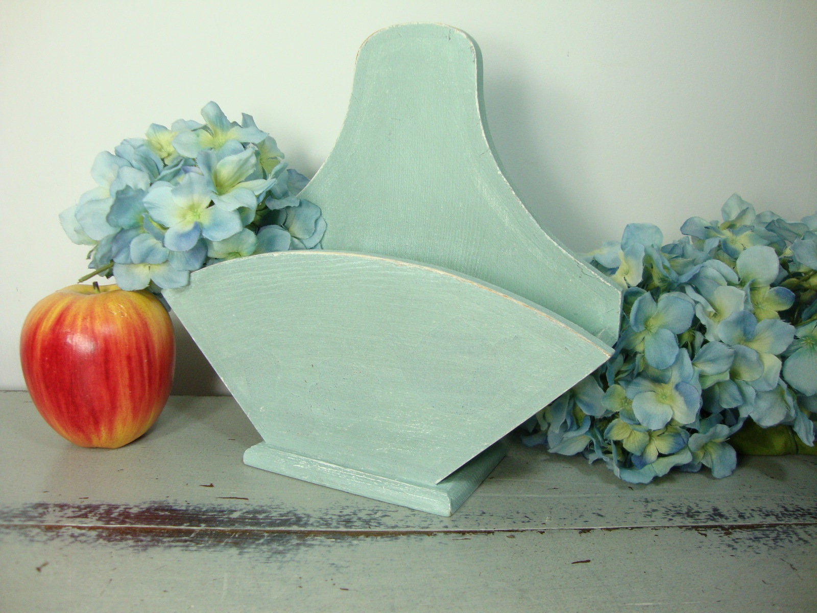 Porte-Filtre à Café en Bois Vintage, Porte-Serviettes, Porte-Lettres Bois