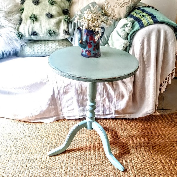 Wooden Side Table Etsy