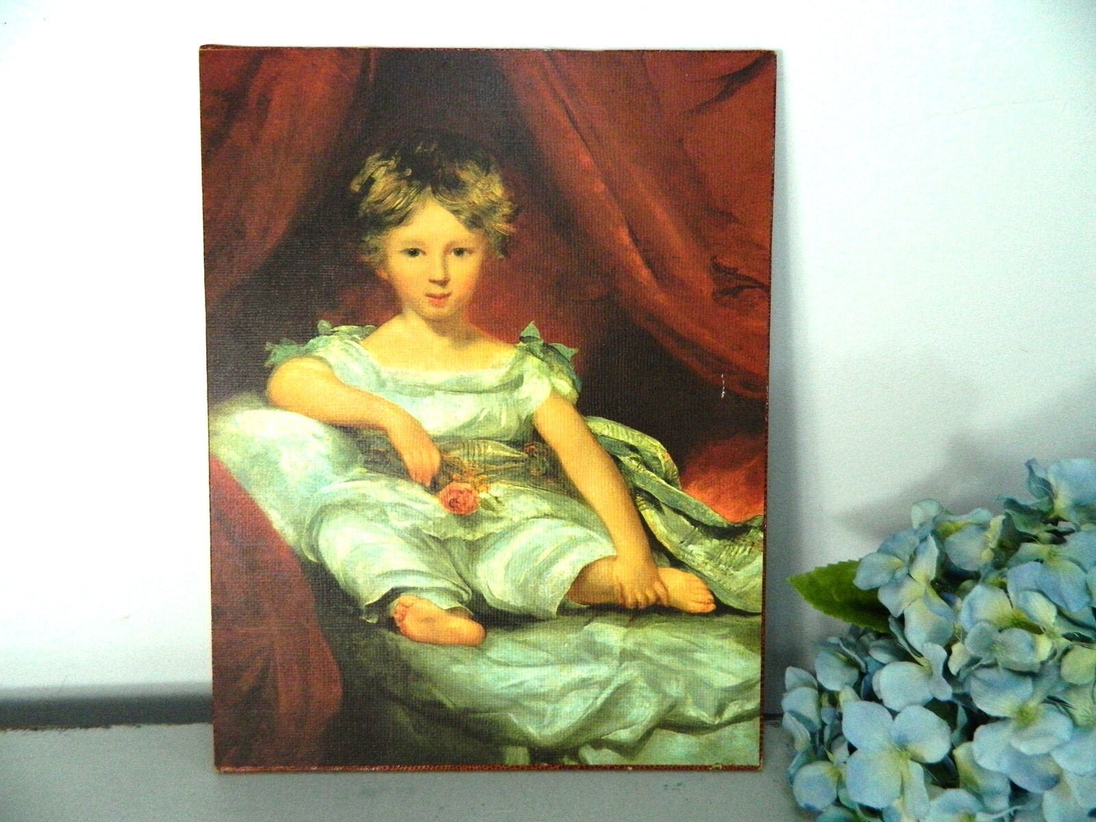 Reproduction de Portrait, Montée sur Panneau Dur