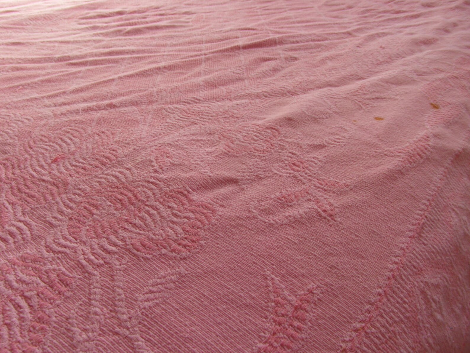 Pink Cotton Blanket Throw Coverlette Bedspread Cover Etsy