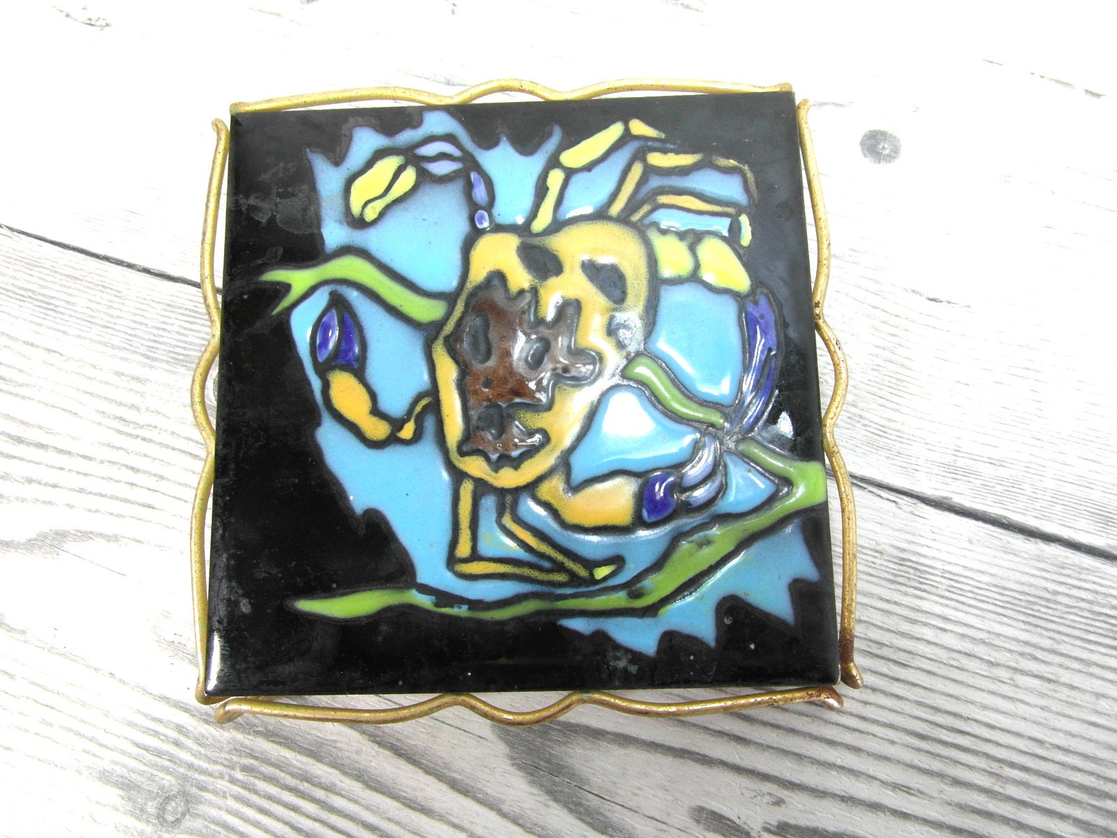 Dessous de Plat, S D V en Céramique