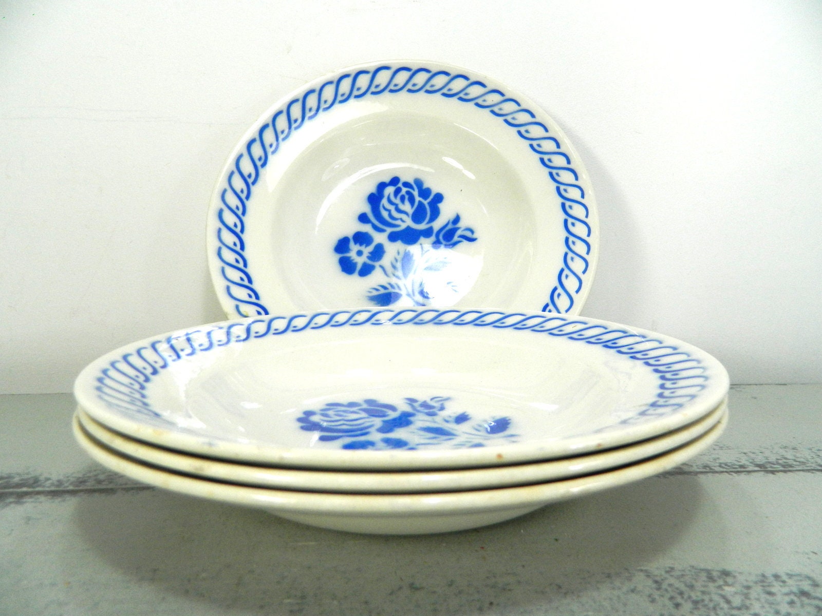 4 Assiettes Creuses de Gien