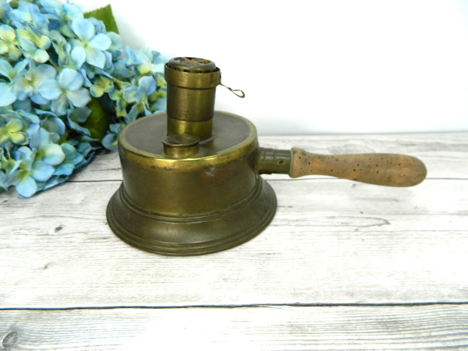 Antique French Brass Warmer Stove Alcohol Burner. Etsy Norway