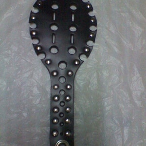 Black Leather Paddle