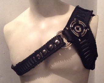 Leather One Shoulder Harness - Etsy
