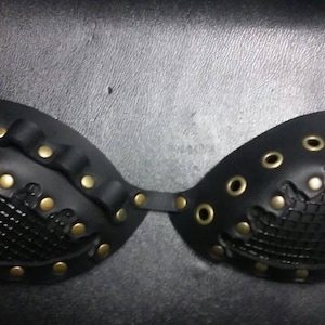 Post-Apocalyptic Wasteland Leather Bra (A-D Cup)