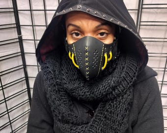 Leather Cyberpunk Mask