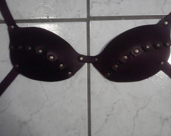 Plain Leather Bra (A-DD Cup)