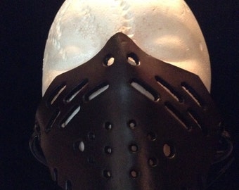 Molded Leather Face Mask