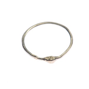 14kt recycled yellow gold stacking ring