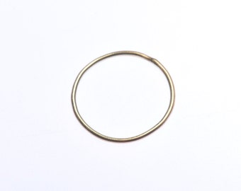 14kt recycled yellow gold stack ring