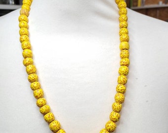 Millefiore glass beads from Sudan