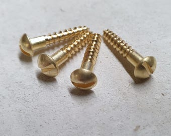 Copper rosehead nails or brass round head screws for copper plaque fixing