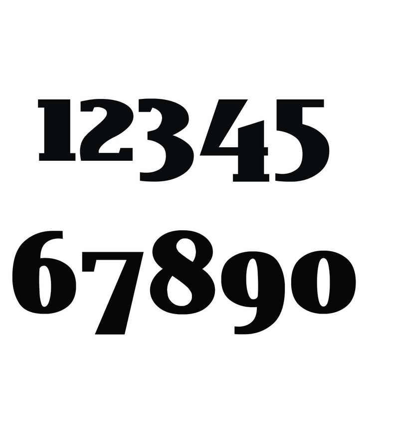 Art Deco Copper House Floating Numbers Green Hammered Etsy UK