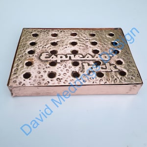 Personalised Copper low profile drip tray for Gaggia Classic coffee machine image 2