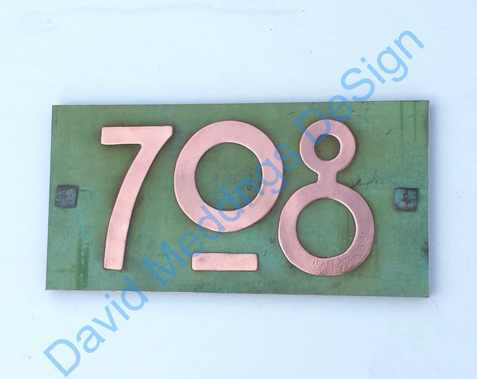 Arts and Crafts Mission Mackintosh copper plaque with plywood back 3x nos 3"/75mm or 4"/100mm high hgwss