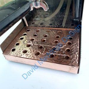 Personalised Copper low profile drip tray for Gaggia Classic coffee machine image 3