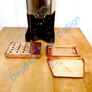 Personalised Copper low profile drip tray for Gaggia Classic coffee machine image 5