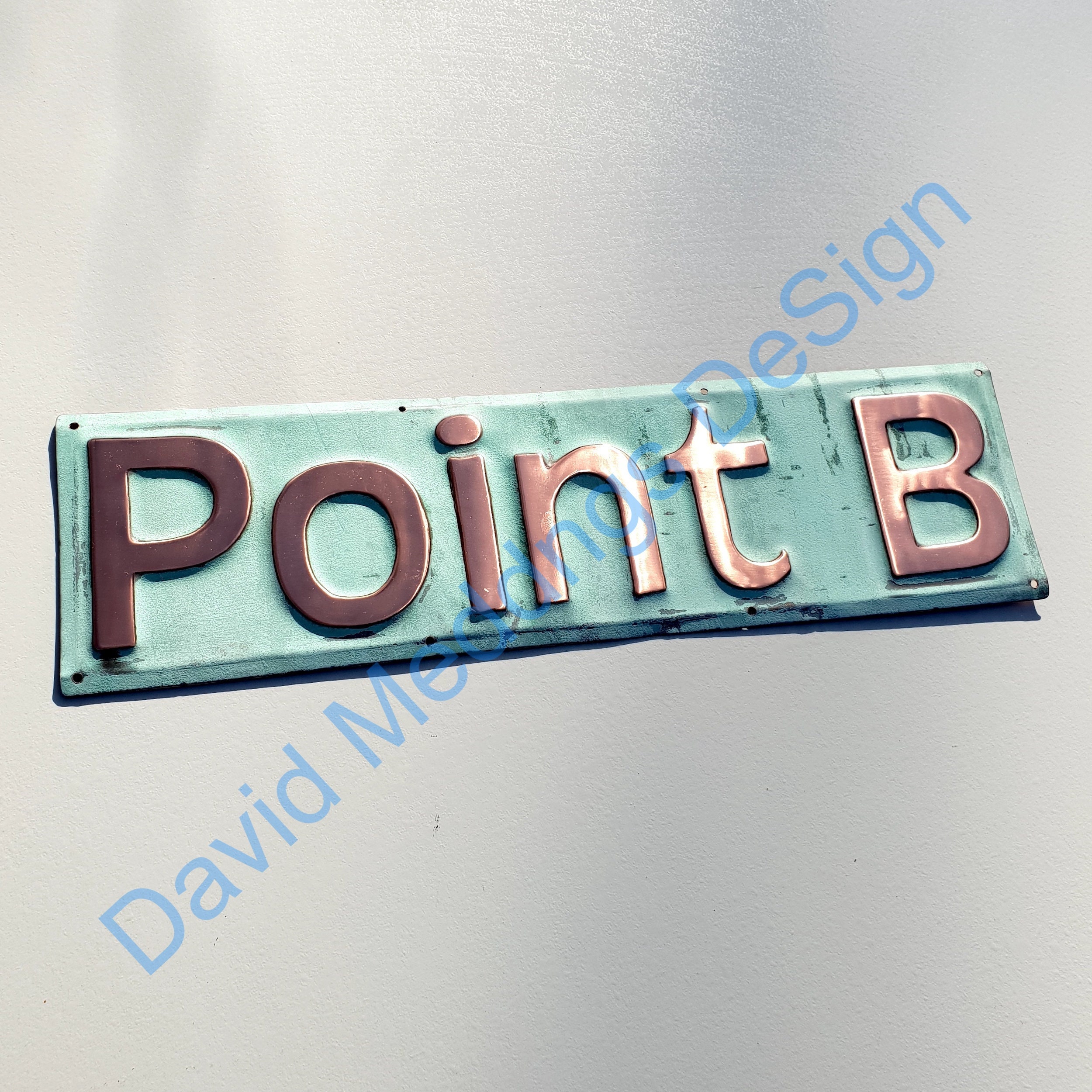 Cuivre Maison Adresse Nom Plaque Polie 3 «/75mm Haut Chiffres Lettres en Antigoni Shp