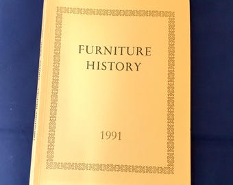 Furniture History 1991 - The Journal of the Furniture History Society