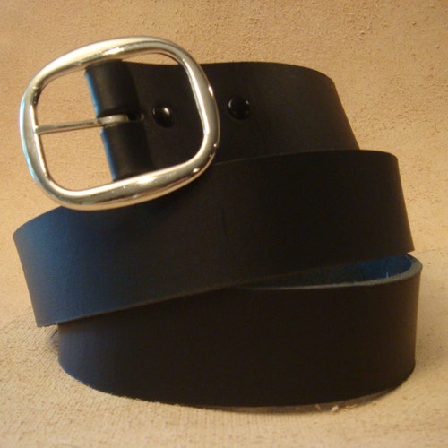 Black Leather Belt Handmade Leather Belt Custom Leather Etsy
