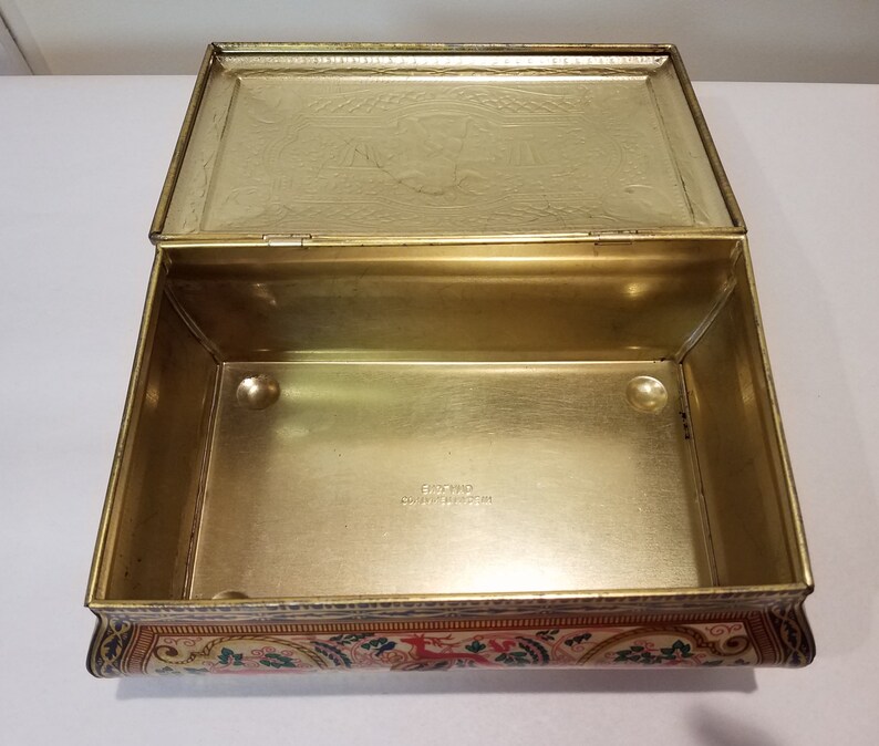 Vintage Metal Box Company Valentine/'s Tin