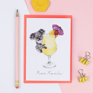 Pina Koala Grußkarte