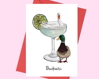 Duckuiri greeting card