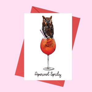 Aperowl Spritz Grußkarte