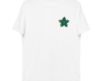 Land Before Time Embroidered Tree Star Unisex organic cotton t-shirt | Littlefoot Dinosaur 90s Movies