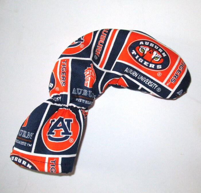 AUBURN TIGERS Golf Club Putter Cover / Headcover / Putter Club Etsy