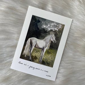 Be brave *PRINT*