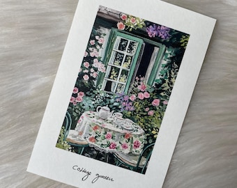 Cottage garden *SMALL PRINT*