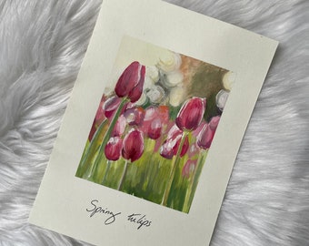 Spring tulips *A5 PRINT*