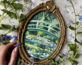 The waterlilly story ll  *OVAL FRAMED ORIGINAL*