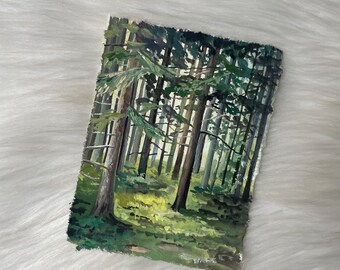 snowwhite’s forest *ORIGINAL PAINTING*