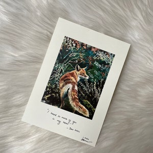 Folk fox *A5 PRINT*