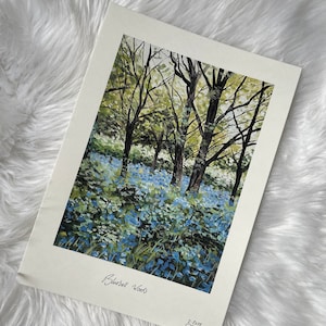 Blue bell woodland *A4 PRINT*