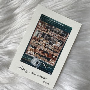 Bakery shop window *SKETCHBOOK PAGE PRINT*