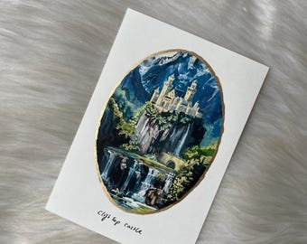 Cliff top castle *PRINT*